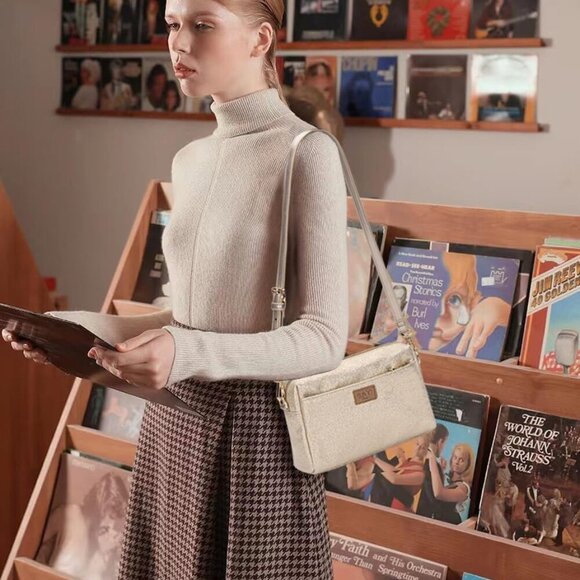 Glitter Crossbody Bags for Women, Sparkle Shoulder Handbags with Chain, Ladies C - Picture 7 of 7